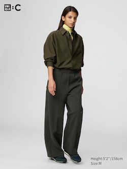 Sweat Straight Trousers (Shorter)