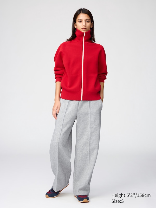 Sweat Straight Trousers (Shorter)