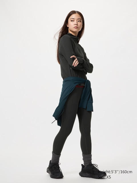 Uniqlo - Legging Active Ultra Stretch À Protection Uv (Court) - Noir - Xl