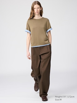Barrel Leg Trousers