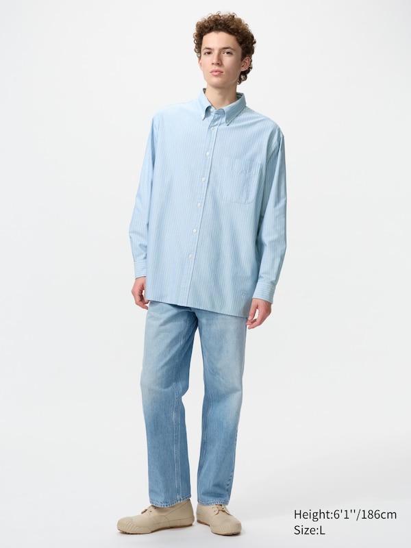 Oxford Oversized Shirt (Striped)