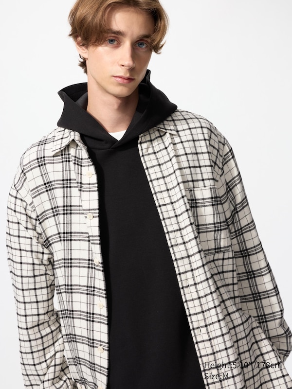 Flannel Shirt (Check, Regular Collar)