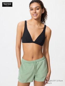 Textured Swim Bra