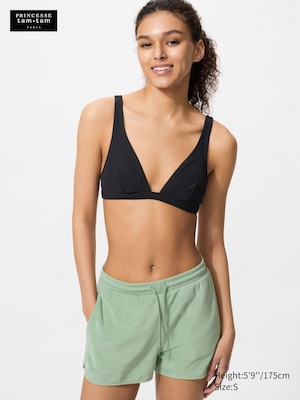 Textured Swim Bra