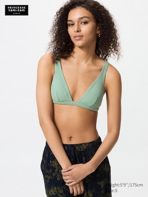 Textured Swim Bra