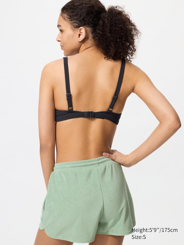 Textured Swim Bra