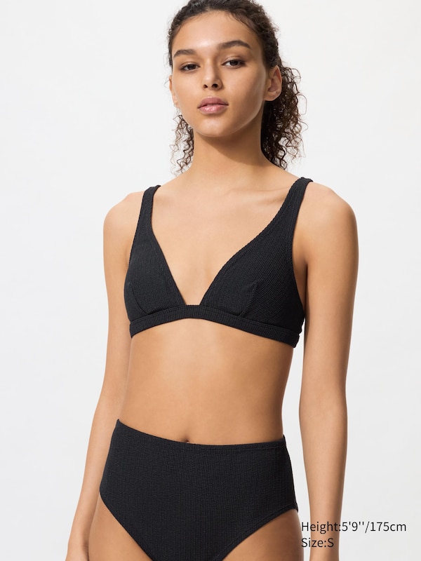 Textured Swim Bra