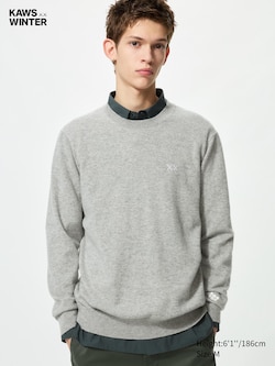 KAWS WINTER 100% Cashmere Crew Neck Jumper