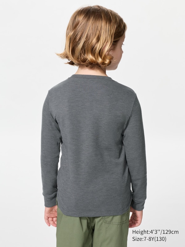 HEATTECH Extra Warm Katoenen Longsleeve (Melange)