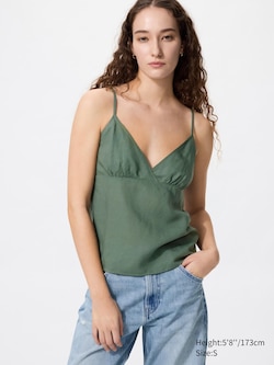 Womens Linen Blend Camisole