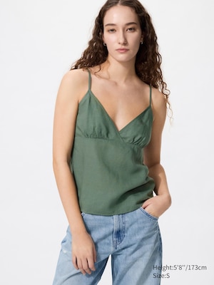 Linen Blend Camisole Top