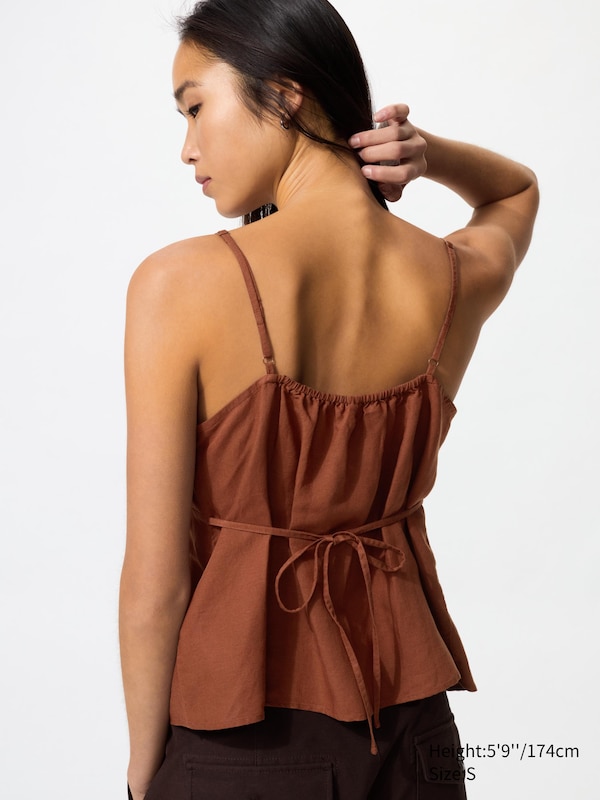 Linen Blend Camisole Top