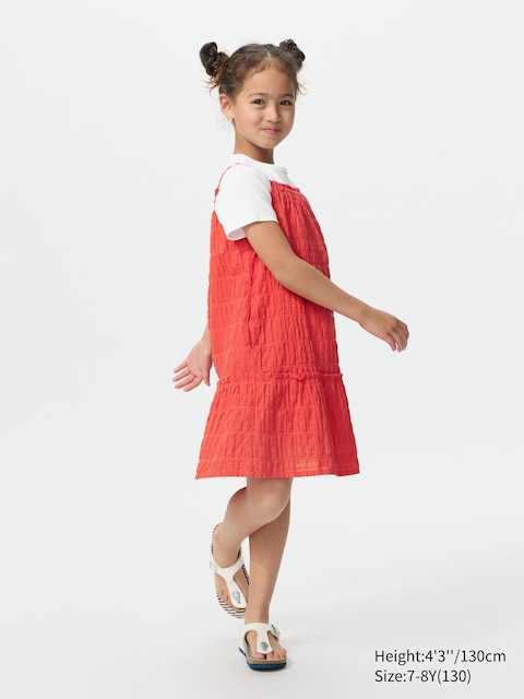 Uniqlo - Robe Caraco - Rouge - 11-12 Ans (150 Cm)