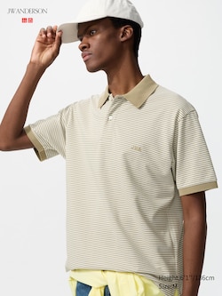 DRY Piqué Polo Shirt (Narrow Striped)