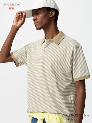 DRY Piqué Polo Shirt (Narrow Striped)