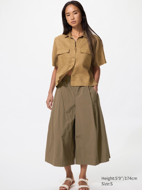 Uniqlo - Jupe-Culotte En Nylon - Marron - L