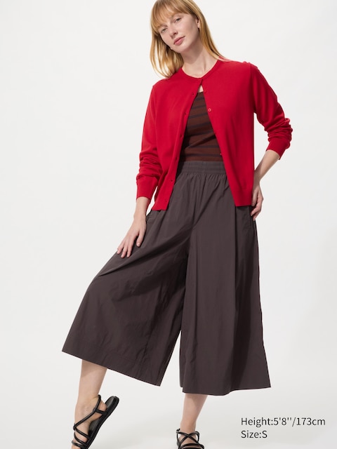 Uniqlo - Jupe-Culotte En Nylon - Marron Foncé - M