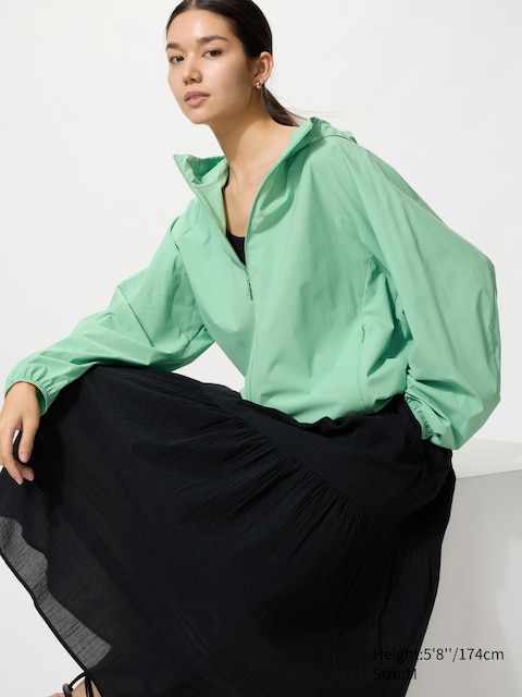 Uniqlo - Parka Transportable À Protection Uv - Vert - Xl