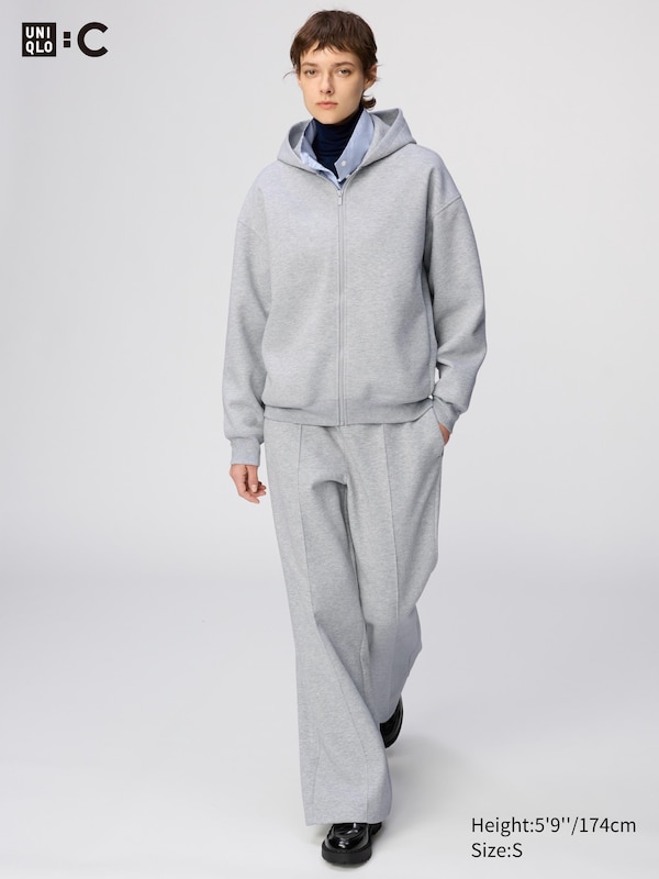 Sweat Oversized Full-Zip Hoodie