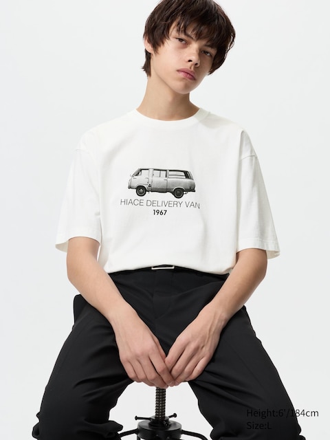 Uniqlo - T-Shirt Ut Toyota - Blanc - Xs