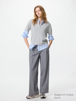 Smart Wide Trousers (Longer)
