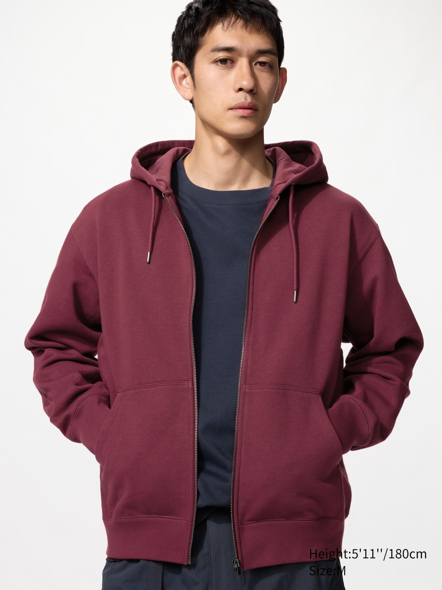 Fermuarlı Kapüşonlu Sweatshirt
