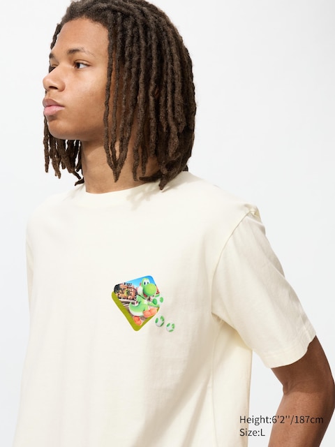 Uniqlo - T-Shirt Ut The Super Mario Galaxy Movie - Blanc Cassé - L