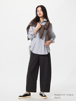 Barrel Fit Enkellange Broek (Lang)