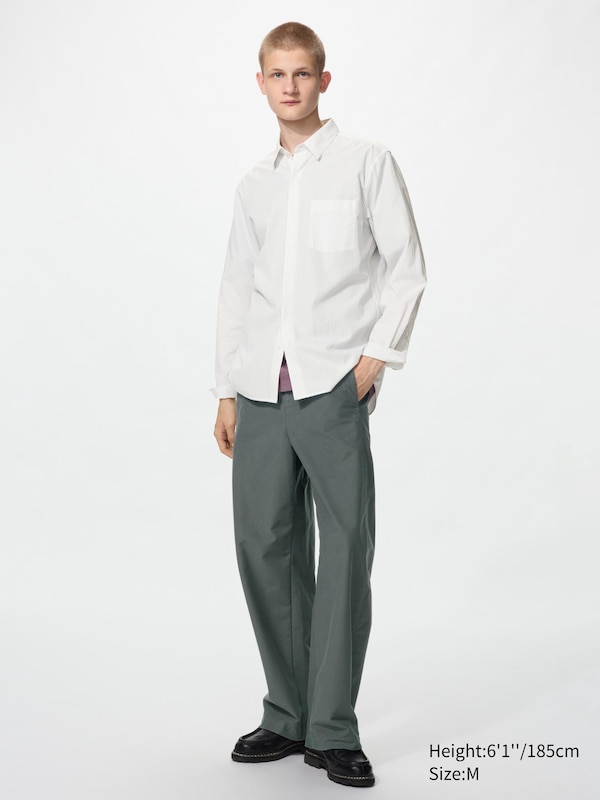Broadcloth Regular Fit Shirt (Regular Collar, Striped)