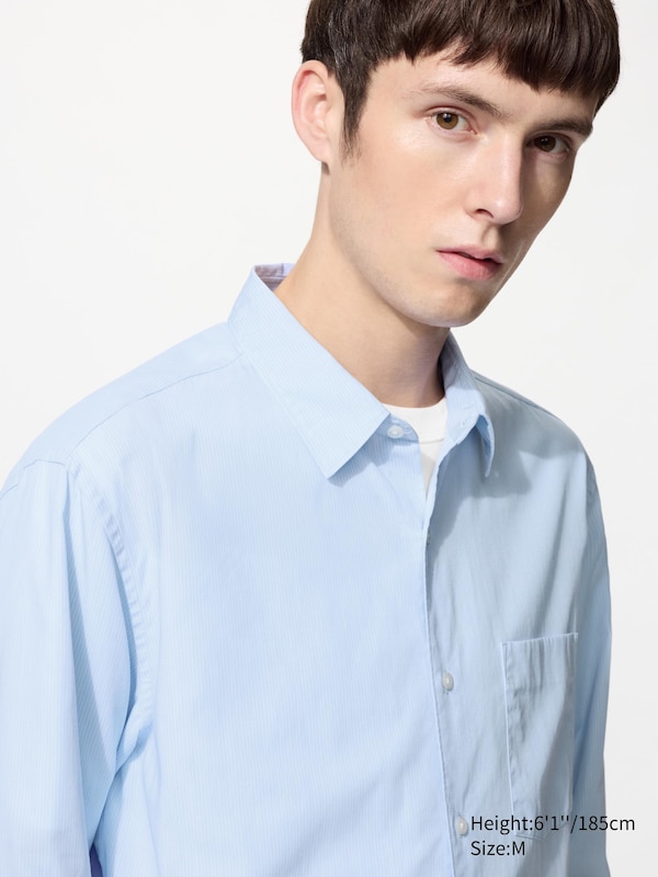 Broadcloth Regular Fit Shirt (Regular Collar, Striped)