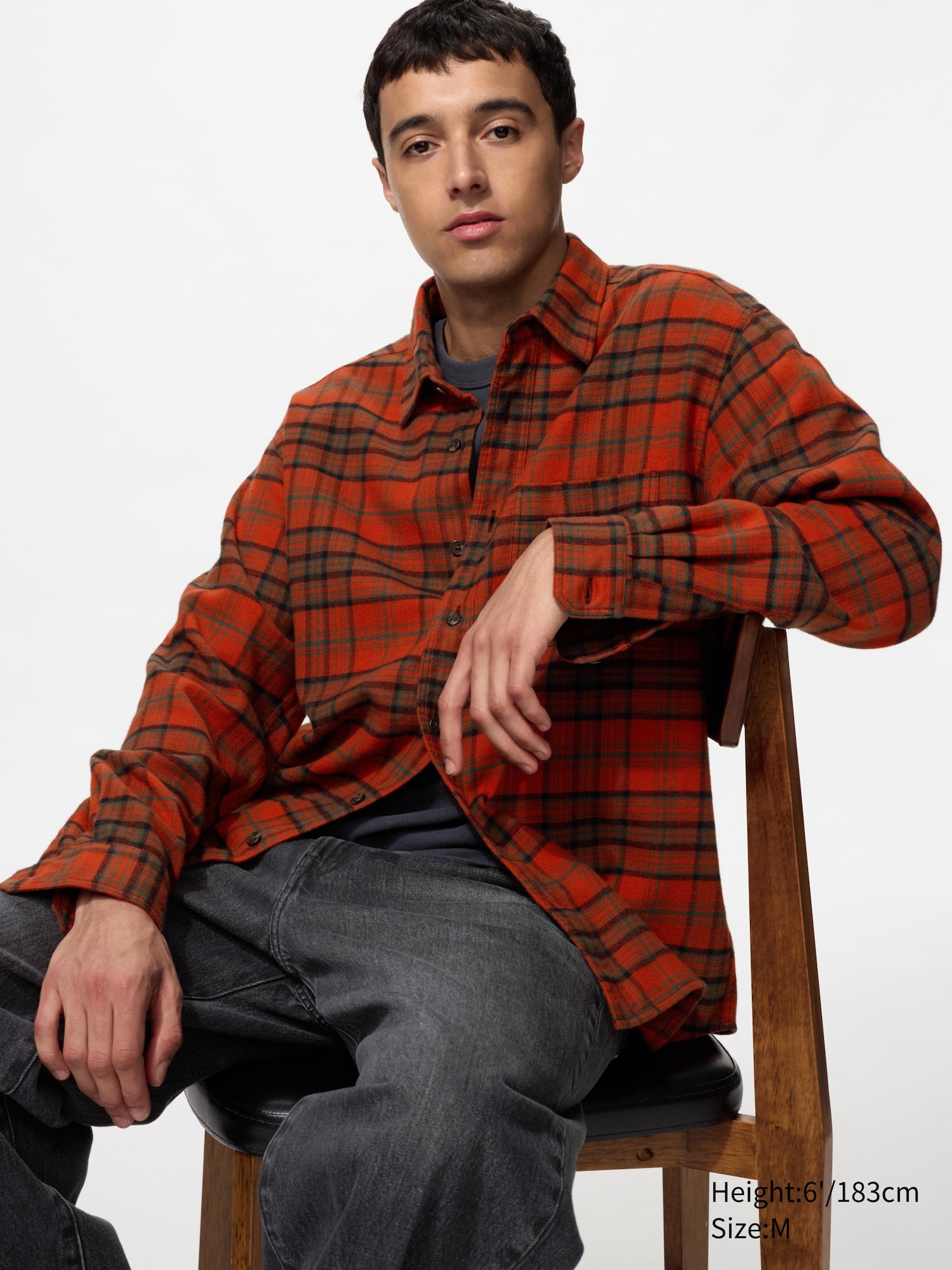 Flanel Gömlek (Klasik Yaka, Ekose)