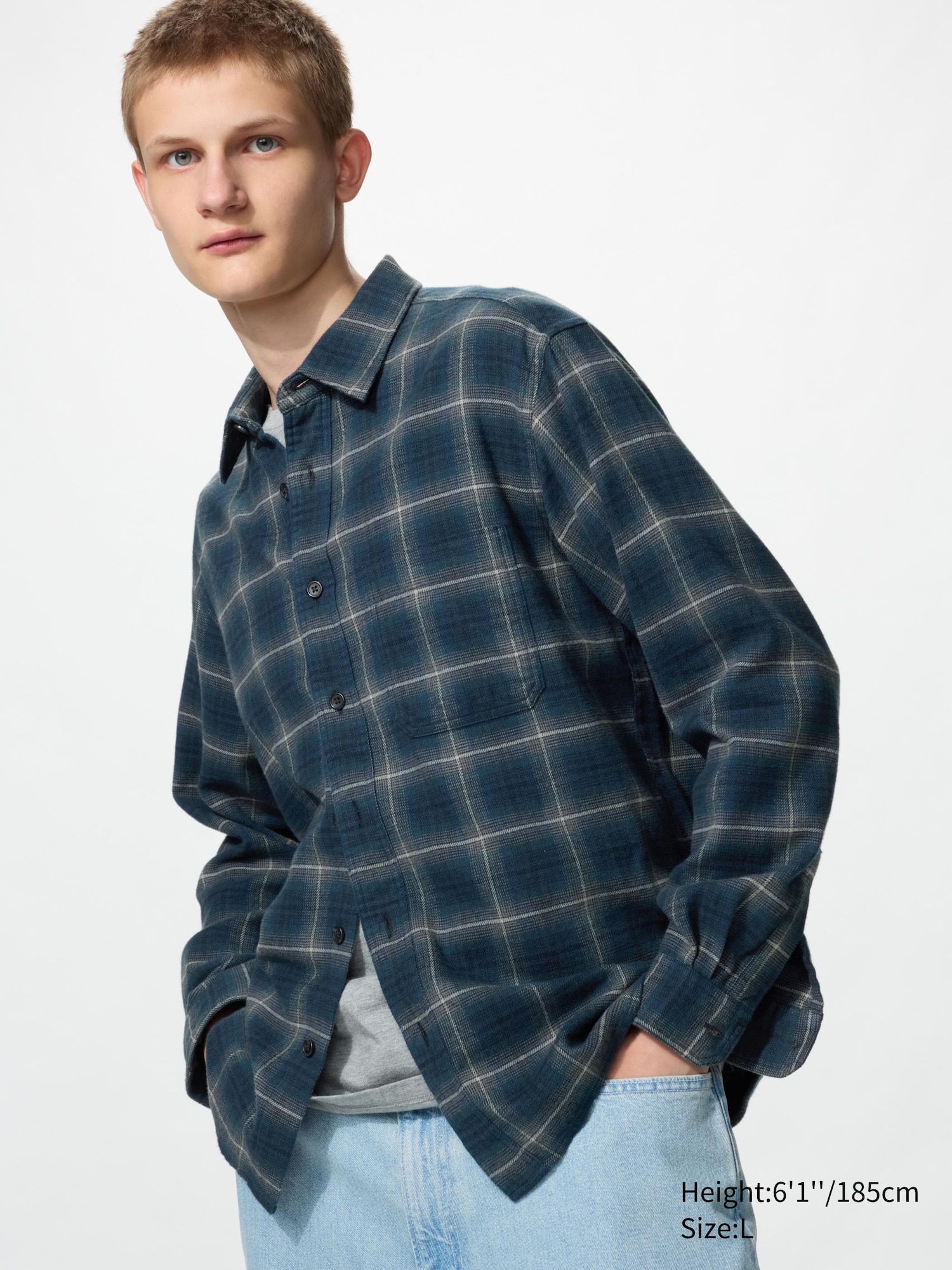 Flanel Gömlek (Klasik Yaka, Ekose)