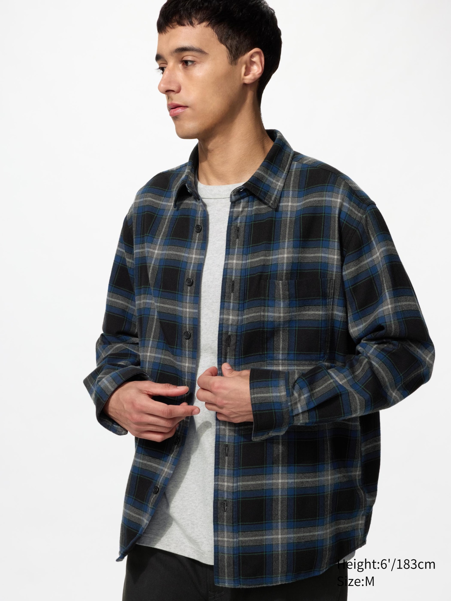Flanel Gömlek (Klasik Yaka, Ekose)