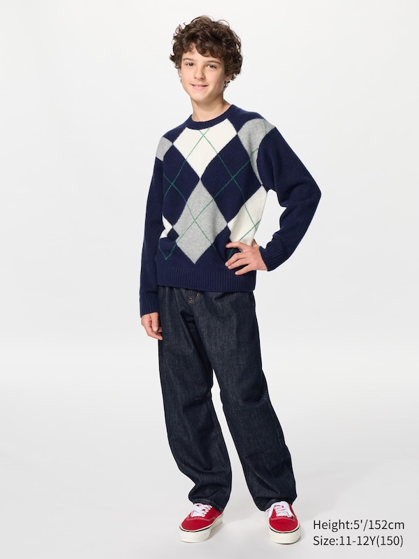 Soufflé Yarn Jumper (Argyle)