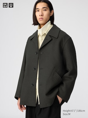 Wool Blend Short Coat