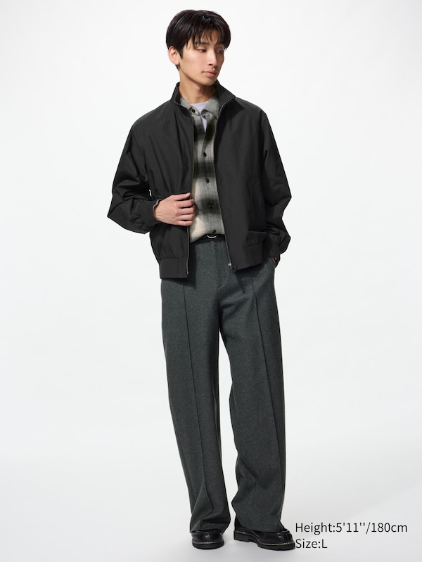 Brushed Jersey Wide Trousers