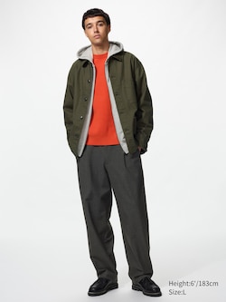 PLEATED REALAXED WIDE TROUSERS