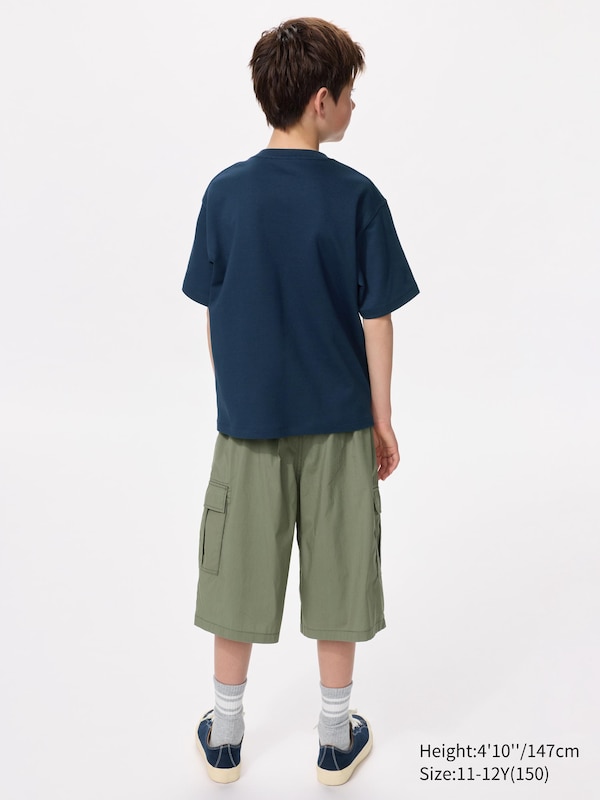 Pantaloni Cargo Cropped