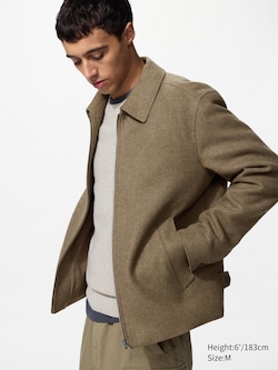 Single Collar Short Blouson