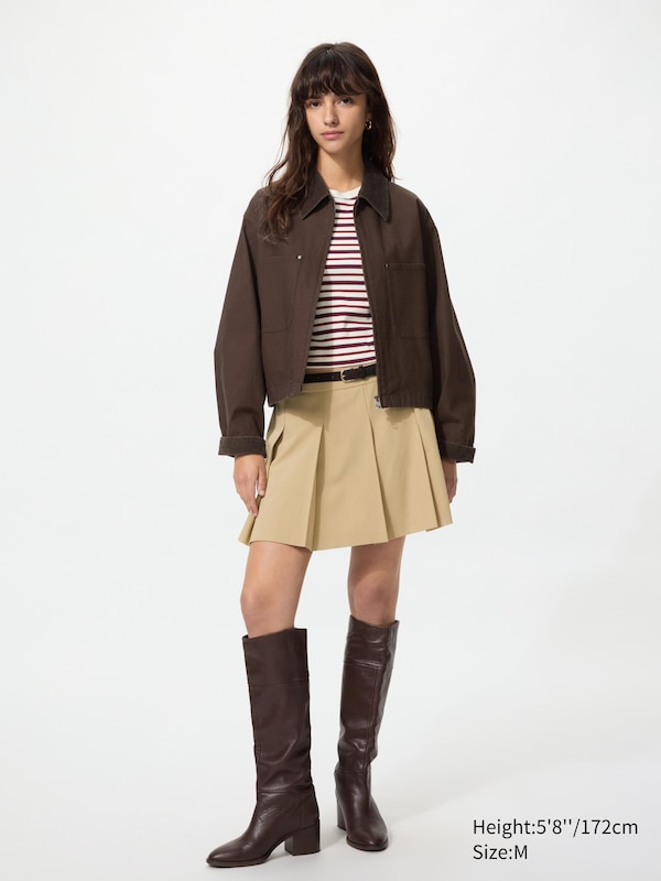 Zip-Up Short Jacket