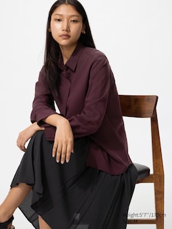 WOMEN RAYON BLOUSE LONG SLEEVE