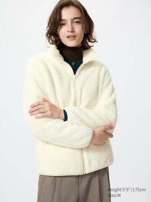 Fluffy Yarn Fleece Full-Zip Jacket