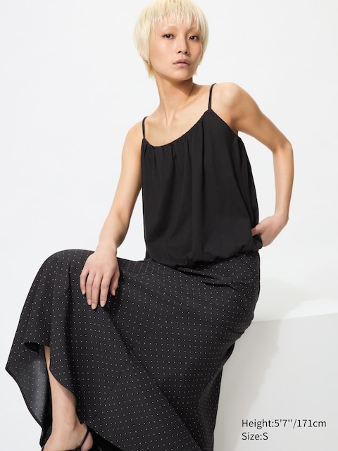 Uniqlo - Caraco Froncé (Large) - Noir - Xl