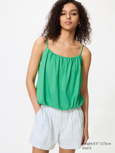Uniqlo - Caraco Froncé (Large) - Vert - Xl