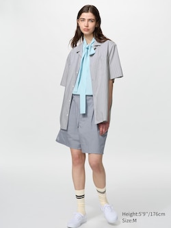 Broad Shirt (Short Sleeve, Striped)