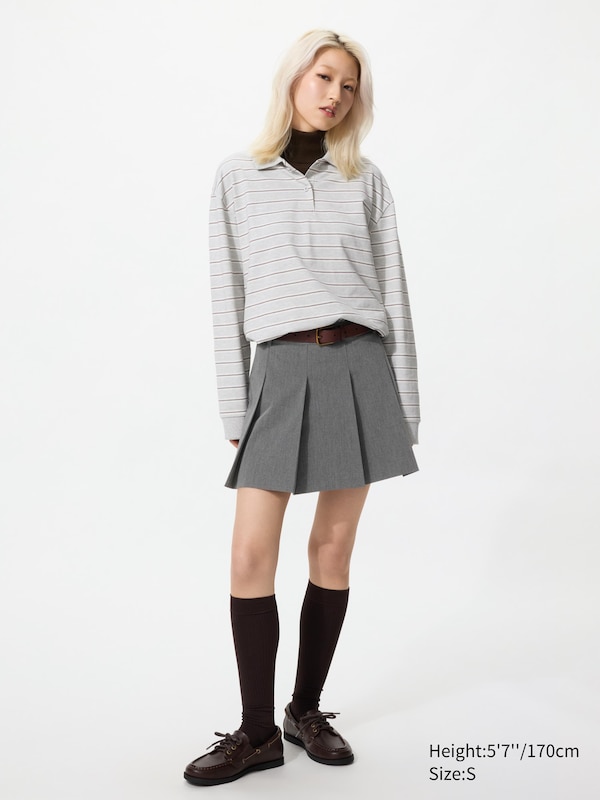 Pleated Skort