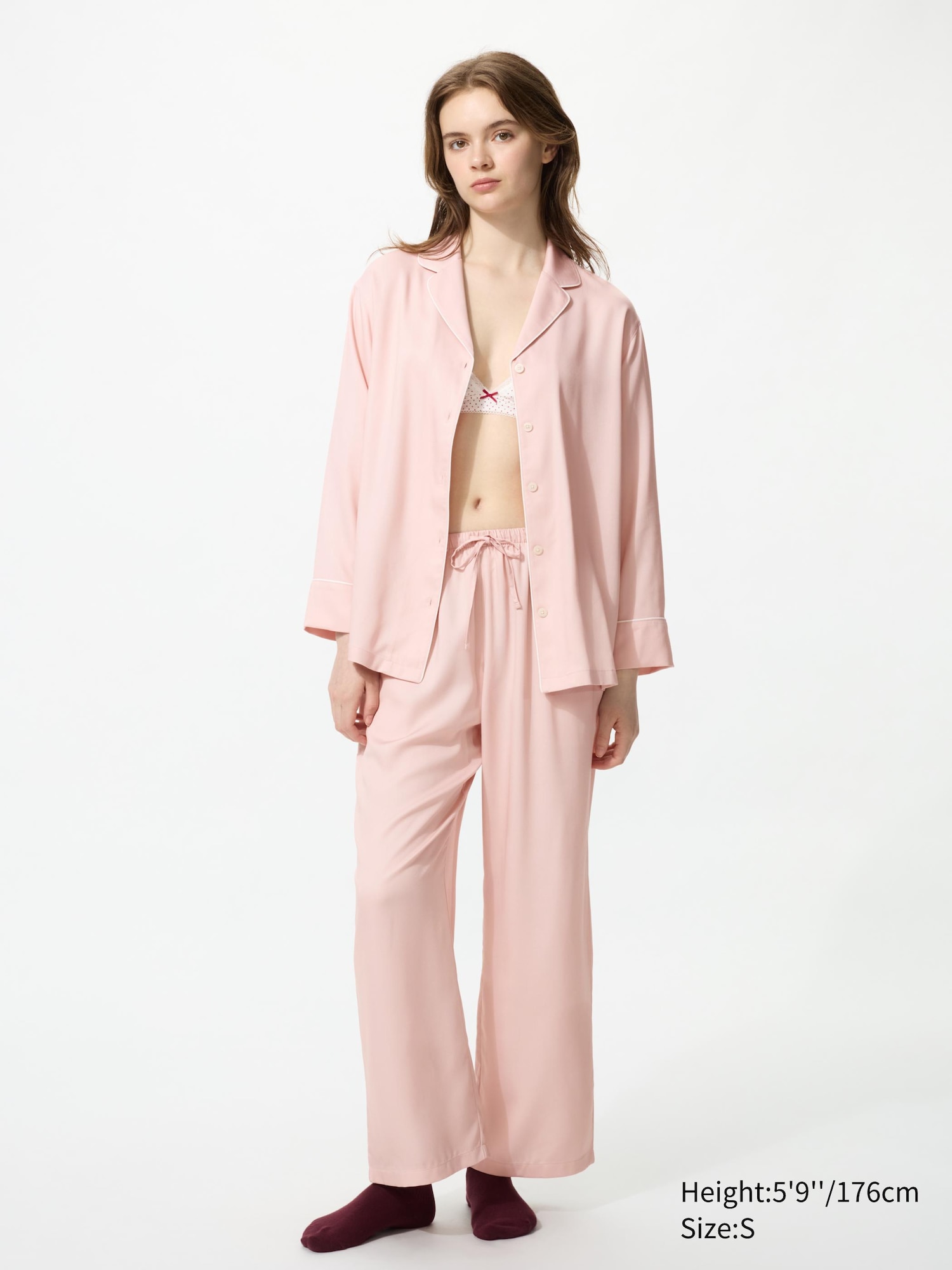 Saten Pijama (Uzun Kollu)