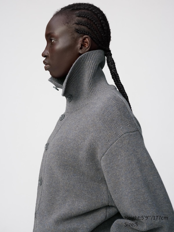100% Lamswollen Vest (Opstaande Kraag)