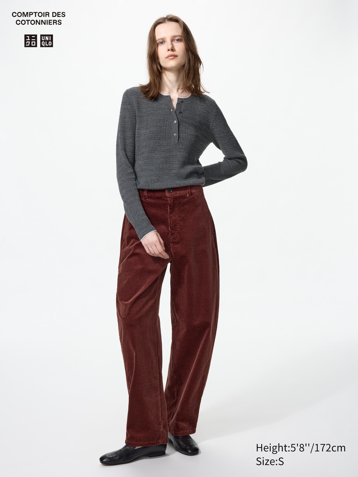 Corduroy Barrel Trousers