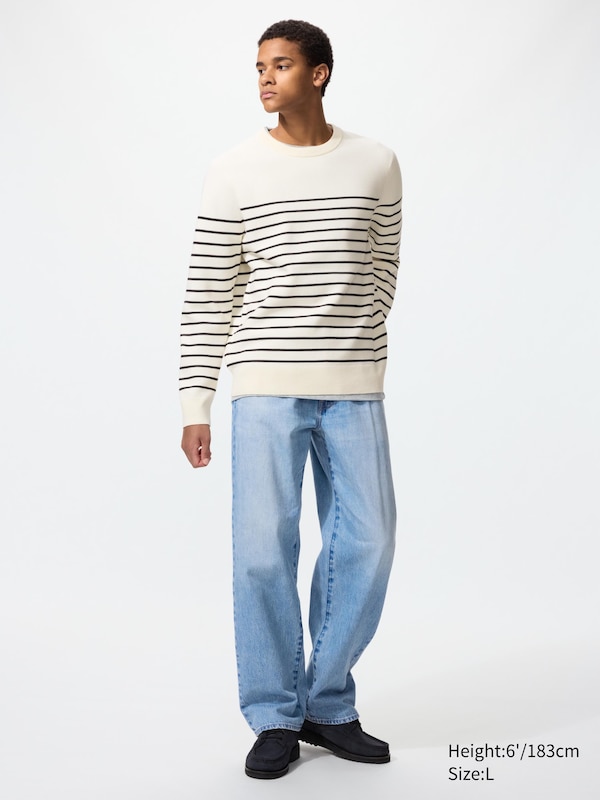 Washable Milano Ribbed Crew Neck Jumper